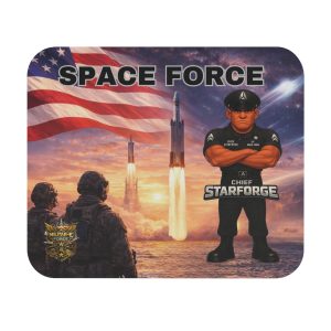 Space Force Mouse Pad | Militar-E Force Patriotic Military Desk Accessory