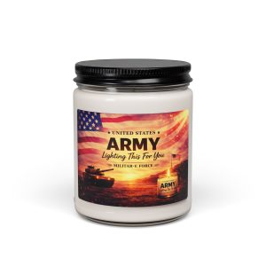 United States Army Soy Candle | Militar-E Force Military Candle