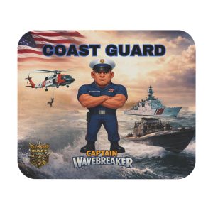 Coast Guard Mouse Pad | Militar-E Force Patriotic Military Desk Accessory