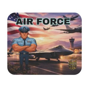 Air Force Mouse Pad | Militar-E Force Patriotic Military Desk Accessory