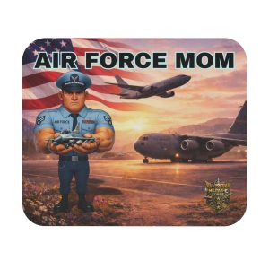 Air Force Mom Mouse Pad | Militar-E Force Patriotic Military Desk Accessory