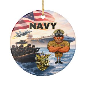 Navy Ornament | Militar-E Force Military Christmas Patriotic Decoration
