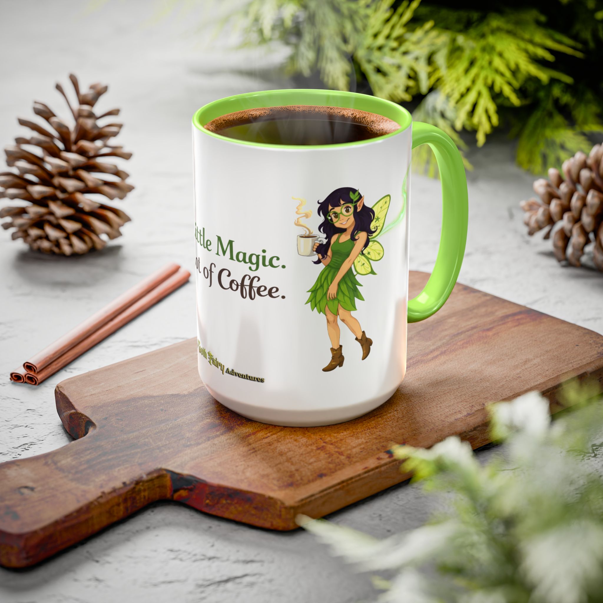 Fairy Coffee Mug | Fair-E 'A Little Magic. A Lot of Coffee' Mug - Image 5