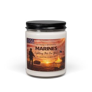 United States Marines Soy Candle | Militar-E Force Military Candle